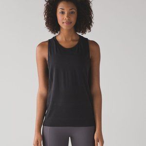 Lululemon Breeze By Muscle Tank Top Black size 8
